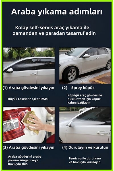 okaoda En Yeni Ve En Güçlü 140bar Uyumlu Oto Araba Bahçe Havuz Klima Halı Temizleme Makinesi