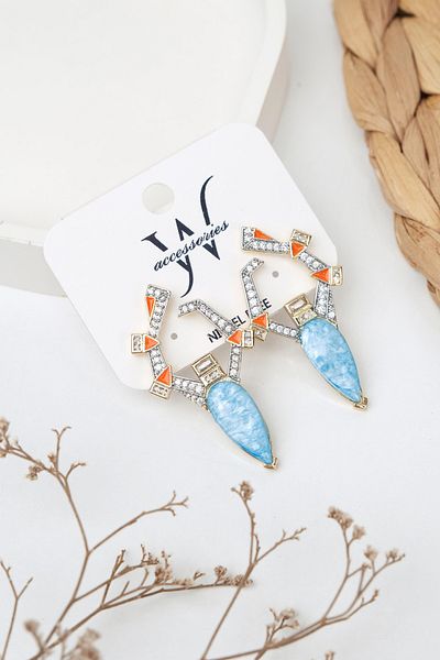 Jack Ferrero Luxury Steel/Not Darkening /Women's Earrings