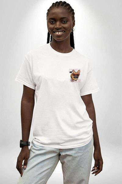 Angemiel Need a Hand Printed Funny and Cute Design White Oversize Women's Men's Front Minimal Printed T-Shirt