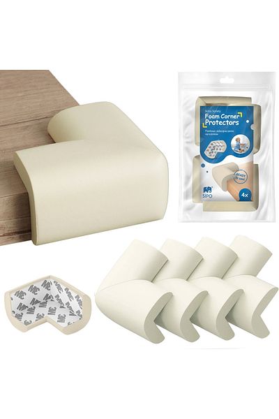 SIPO Set of 4 soft corner protectors, made of thick foam