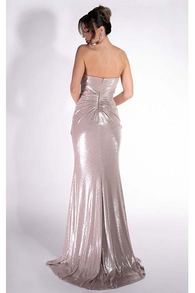 BOGAS Claudya Beige Long Women's Dress