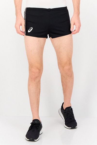 Asics Men Sportswear Fit Drawstring Running Shorts, Black