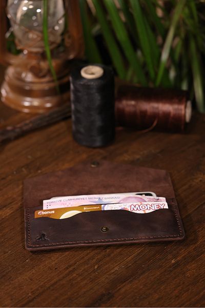 Derimoda Genuine Leather Handmade Long Wallet – Stylish and Durable for Women & Men