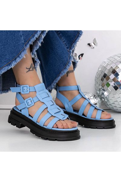 mei Sandale Dama cu Talpa Joasa 3HXS52 Albastru | Mei