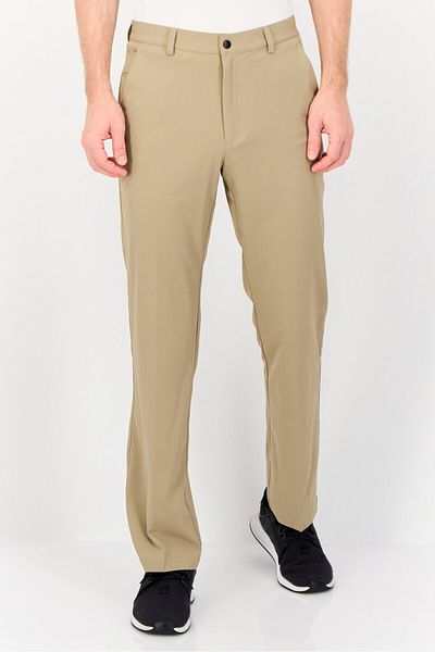 Greg Norman Men Sportswear Fit Plain Golf Pants, Khaki