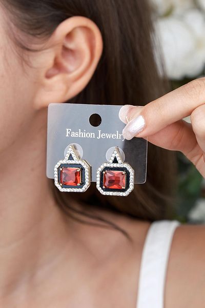 Jack Ferrero Luxury Steel/Not Darkening /Women's Earrings