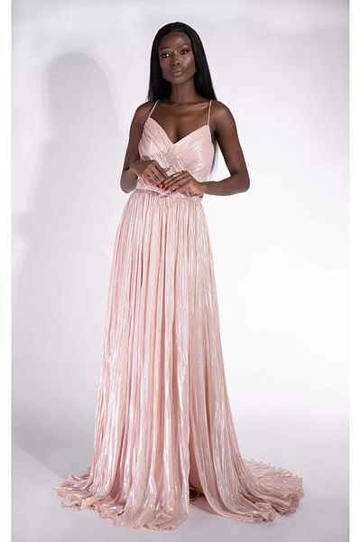 BOGAS Edyna Peach Long Women's Dress