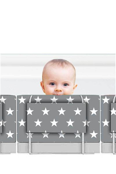RevuBaby 150*50 cm Bed Barrier, Bed Guardrail Baby Bed Anti-Fall Barrier Children's Guardrail
