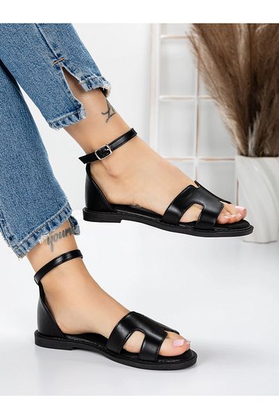 mei Sandale Dama cu Talpa Joasa 5PT6 Negru | Mei