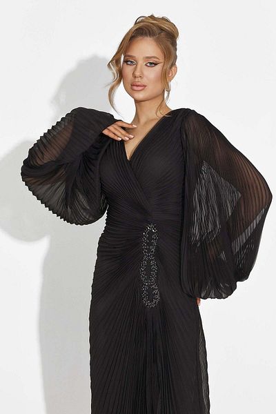 BOGAS Linares Long Black Women's Dress