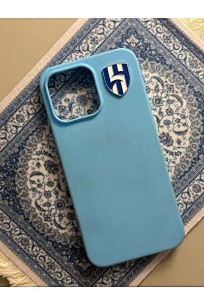 Generic Crescent Phone Club Logo Metal Stickers Set of 11 Blue and White