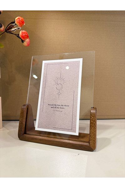 NO ON ATÖLYE Solid Handmade Plexiglass Photo Picture Frame (Ireko Tree) the Frame Comes Empty.