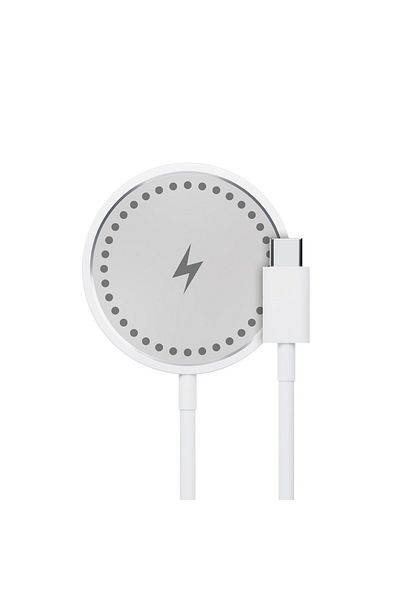 OEM Incarcator wireless 15W, compatibil MagSafe, cu pad magnetic, cablu cu conector USB-C si lungime 1m