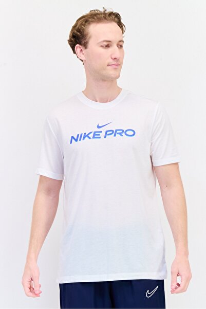 Nike Men Dri Fit Short Sleeve Outdoor T-Shirt, White