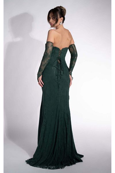 BOGAS Long Women's Dress Green Frezya