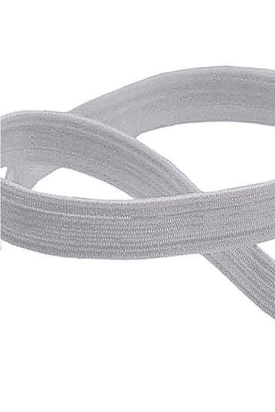 hapshoe Gray 20 mm 5 Mt Durable Hard Flat Elastic Strip Rubber
