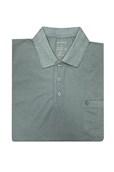 Ercan Ανδρικό κοντομάνικο μπλουζάκι Classic Fit με γιακά 7342