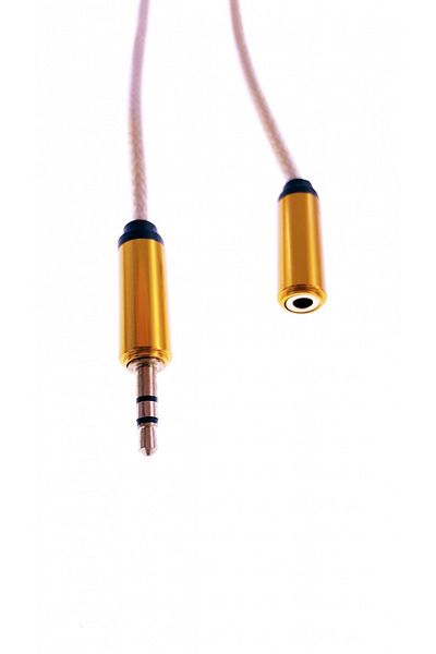 OEM Cablu Jack-Jack, T-M 100 cm, textil tip siret yellow - CJTMSY