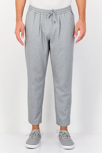 CELIO Men Regular Fit Solid Straight Leg Pants, Grey