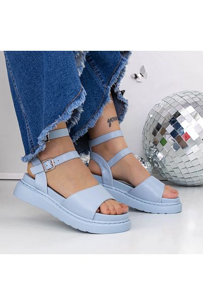 mei Sandale Dama cu Talpa Joasa 3HXS56 Albastru | Mei