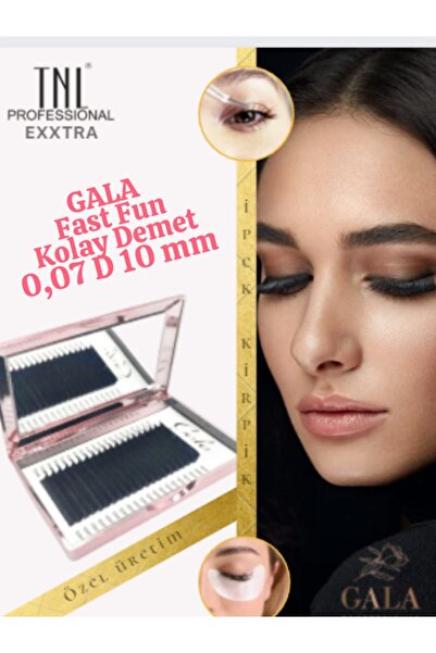 GALA Professional Tnl Exxtra Fast Fun Fastfun Çek Bırak Auto-fan Ipek Kirpik ...