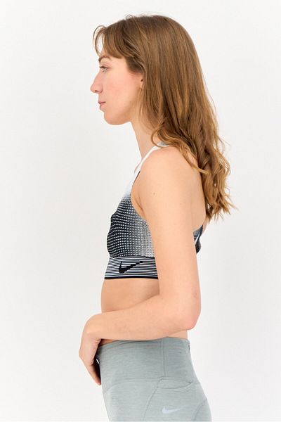 Nike Women Textured Non Padded Sports Bra, Multicolor