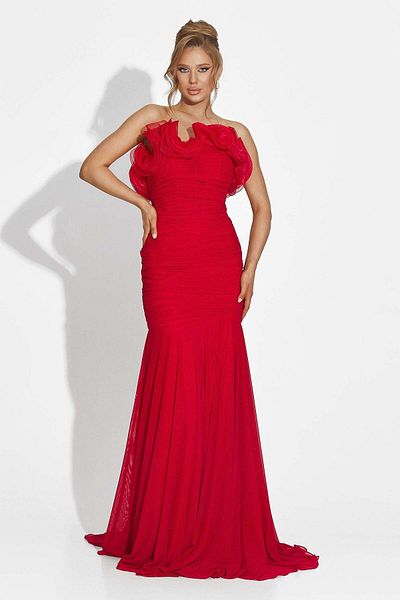 BOGAS Guilena Red Long Women's Dress