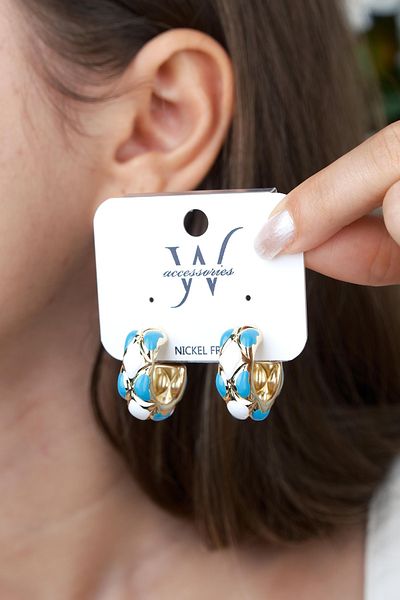 Jack Ferrero Luxury Steel/Not Darkening /Women's Earrings