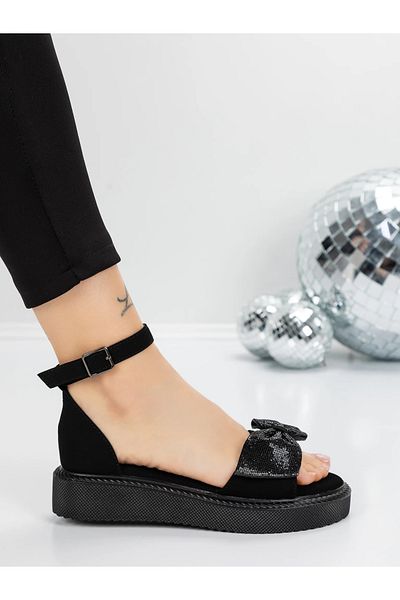 mei Sandale Dama cu Talpa Joasa 5H22 Negru | Mei
