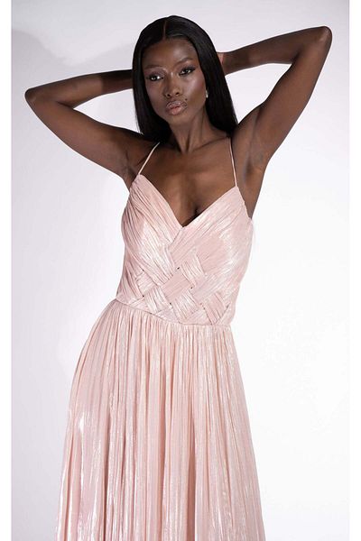 BOGAS Edyna Peach Long Women's Dress