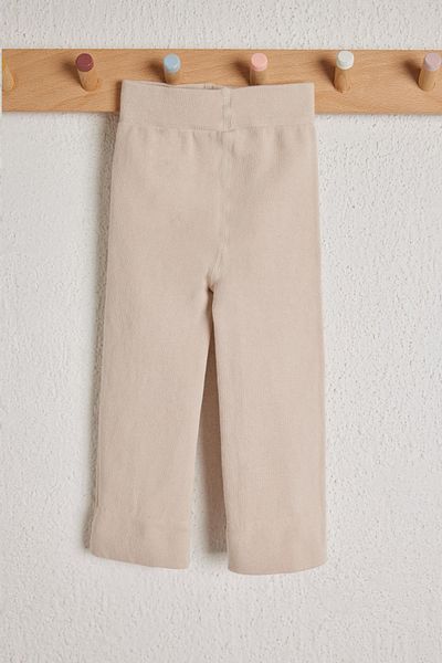 Katia&Bony Cotton baby leggings pants cream