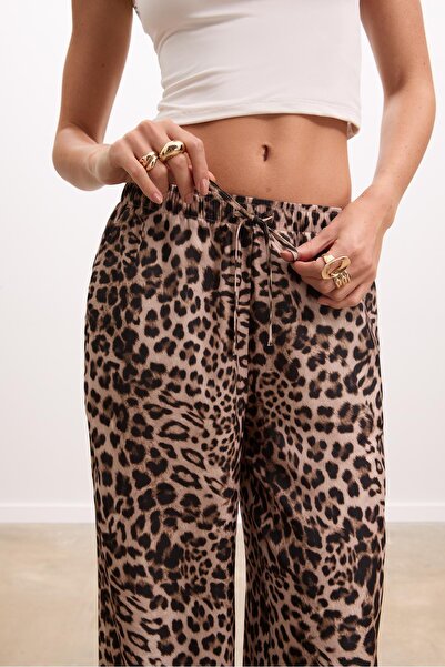 Stradivarius Flowing satin trousers