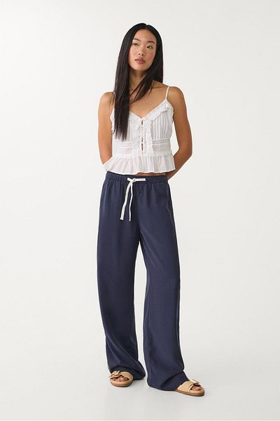Stradivarius Loose-fitting lyocell trousers