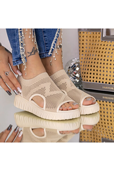 mei Sandale Dama cu Talpa Joasa 3AW282 Bej | Mei