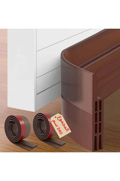 F.A.M.S Door Draft Stopper, 120 cm Length Under Door Seal, Door Sweep for Exterior & Interior Doors,