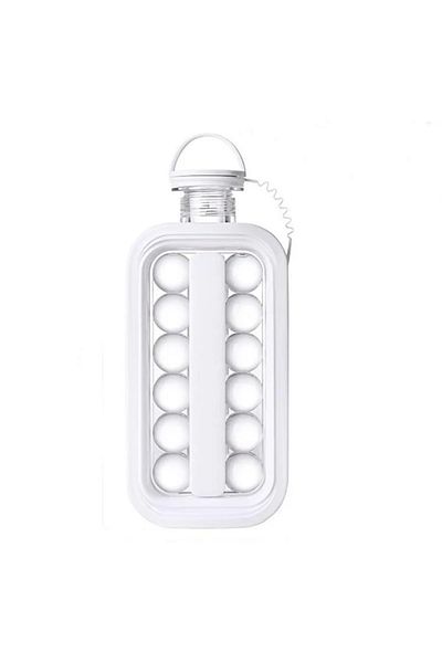 Biki Ice Ball Maker & Water Bottle 1.4L White