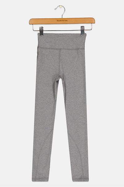 Nike Kids Girl Sportswear Fit Training Leggings, Heather Grey