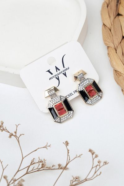Jack Ferrero Luxury Steel/Not Darkening /Women's Earrings