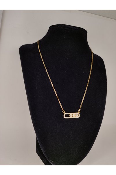 Romea Stylish Train Steel Necklace, Stainless Steel Necklace