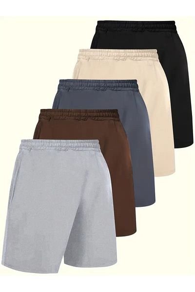 DAXİS Sportwear Company Ανδρικό χτενισμένο βαμβακερό σορτς 5 τεμαχίων
