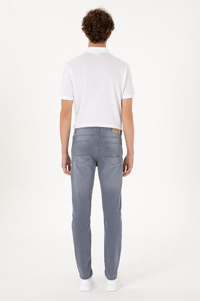 U.S. Polo Assn. Η.Π.Α. POLO ASSN. ΑΝΔΡΙΚΟ ΥΦΑΣΜΑΤΙΚΟ ΠΑΝΤΕΛΟΝΙ INDIGO ΤΑΝΙΝΤ