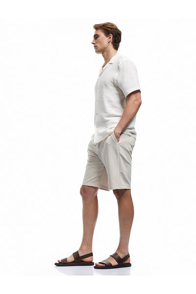 Koton Buttoned Bermuda Oversize Chino Shorts