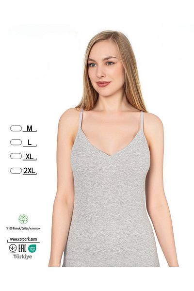 Cotpark Women's 100% Cotton Thin Strap Stylish Athlete 3066