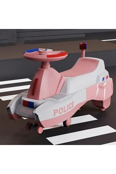 Generic Leno Police Ride On Swing Car With Lights And Music
