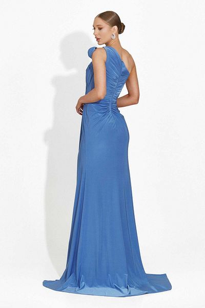 BOGAS Women's Long Dress Blue Fyona