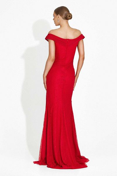 BOGAS Marylin Women's Long Red Dress