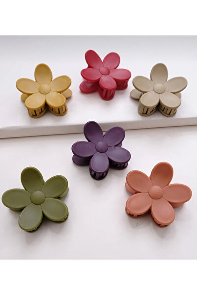 eklips Women's 6-Piece Colorful Daisy Daisy Flower Peg Buckle Set - Dark Colors