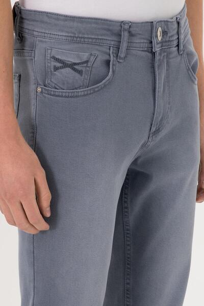 U.S. Polo Assn. U.S. POLO ASSN. ERKEK DOKUMA KUMAŞ İNDİGO DENİM PANTOLON