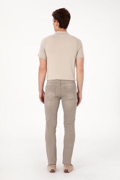U.S. Polo Assn. U.S. Polo Assn. Men's Woven Fabric Stone Color Denim Pants
