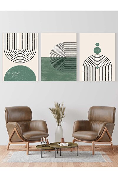 nunuhome Duvar Tablosu Bohem Tablo Çerçeve Görünümlü Mutfak Tabloları 3 lü Tablo Modern Tablo Premium Kalite